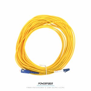 PATCHCORD SIMPLE MONOMODO 20 METROS SC/PC - LC/PC